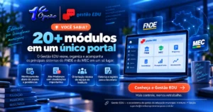 Sistema para Secretaria Municipal de Educação com monitoramento de FNDE e MEC